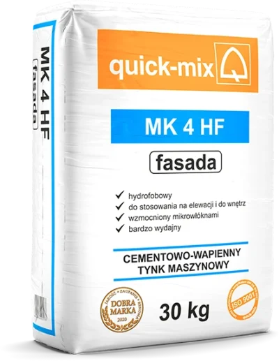 MK 4 HF fasada Tynk cementowo-wapienny