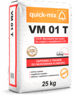 VM 01 T Zaprawa z trasem do murowania klinkieru brązowa