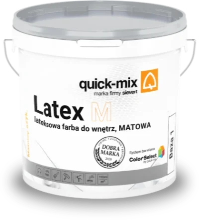 Latex M Lateksowa farba do wnętrz, matowa biała