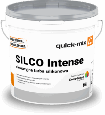 SILCO Intense Elewacyjna farba silikonowa
