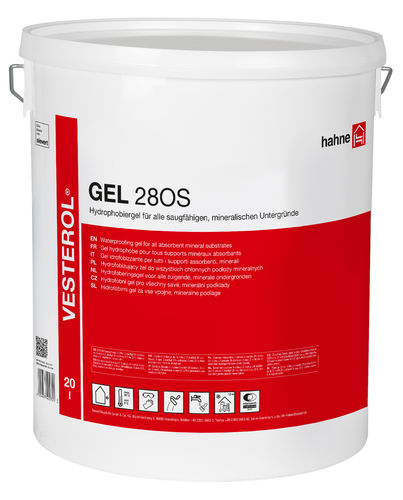 VESTEROL® GEL 28OS Hydrofobizujący żel do chłonnych podłoży mineralnych