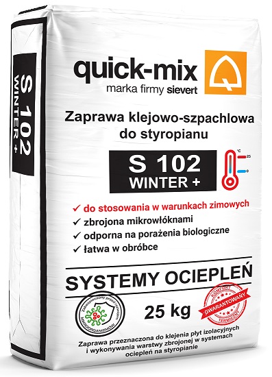 S 102 WINTER + Zaprawa klejowo-szpachlowa do styropianu